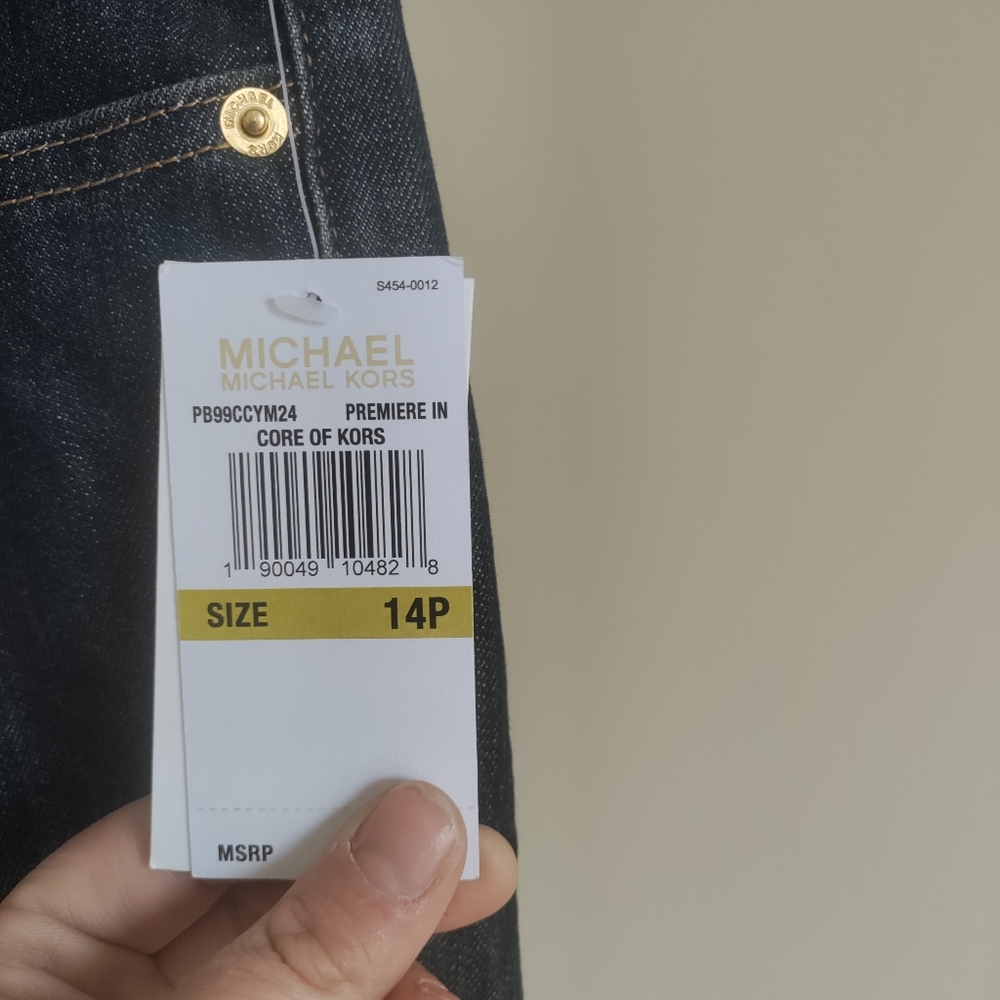 Michael Kors Izzy Skinny Mid-Rise Skinny Leg - Picture 4 of 6